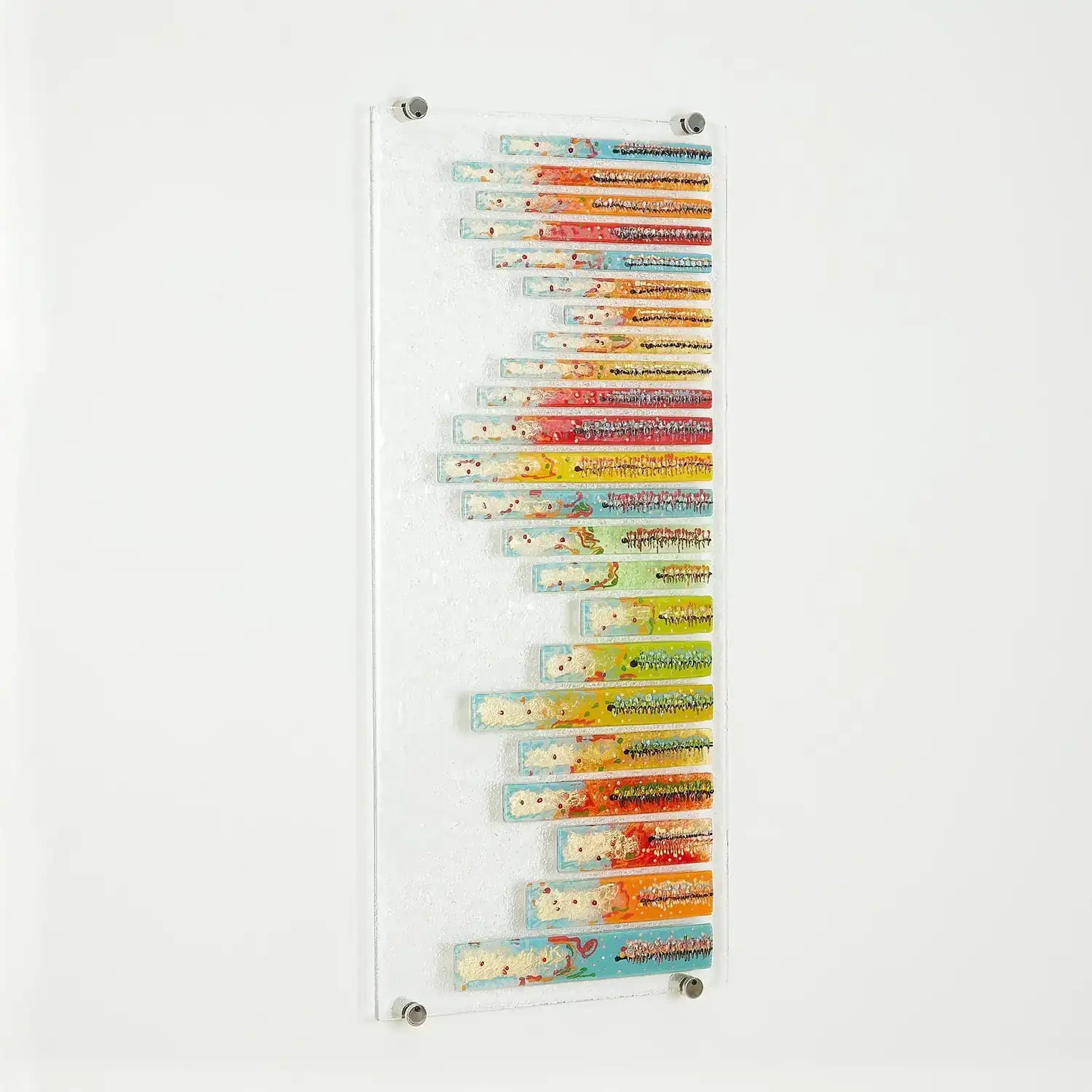 GLOBAL VIEWS STICKS FUSED GLASS WALL ART - Art