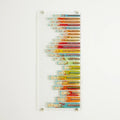 GLOBAL VIEWS STICKS FUSED GLASS WALL ART - Art