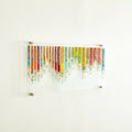GLOBAL VIEWS STICKS FUSED GLASS WALL ART - Art