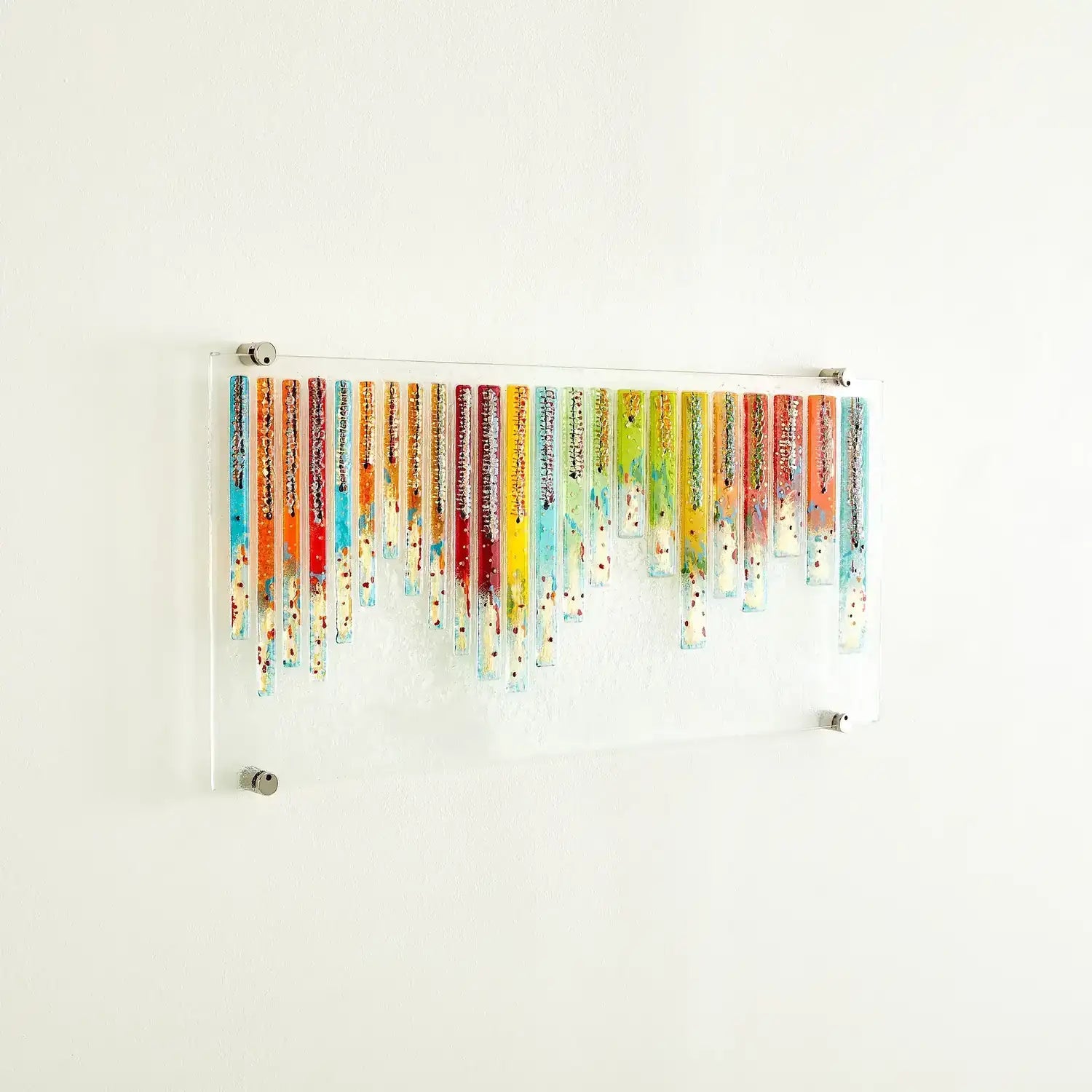 GLOBAL VIEWS STICKS FUSED GLASS WALL ART - Art