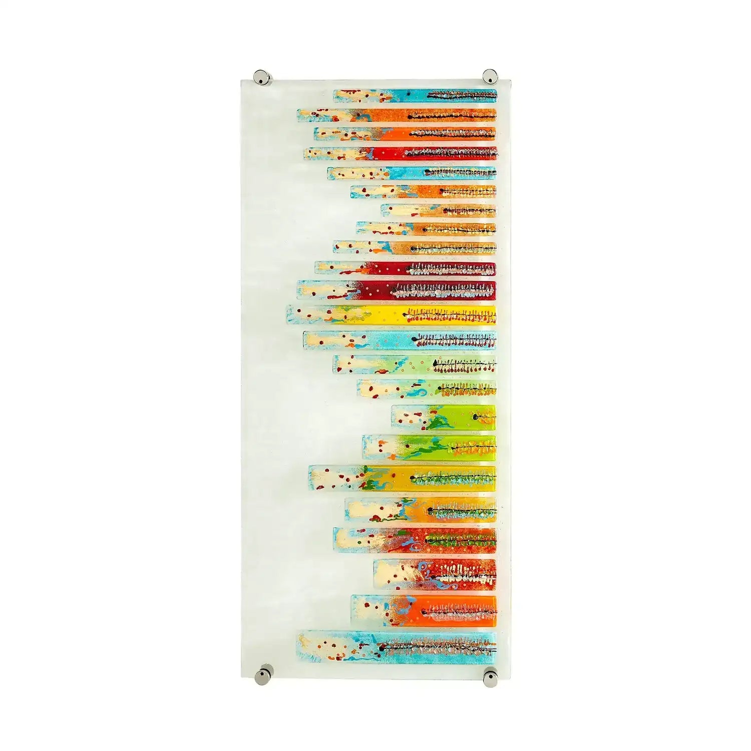 GLOBAL VIEWS STICKS FUSED GLASS WALL ART - Art