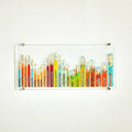 GLOBAL VIEWS STICKS FUSED GLASS WALL ART - Art