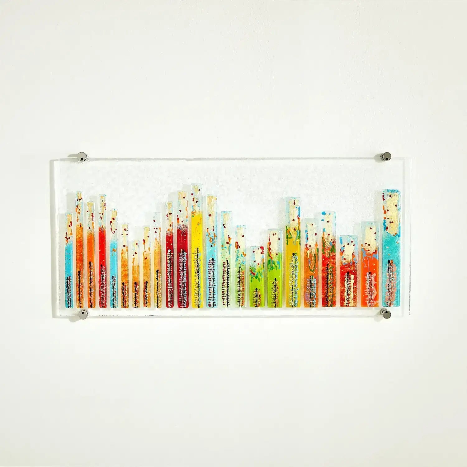 GLOBAL VIEWS STICKS FUSED GLASS WALL ART - Art