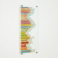 GLOBAL VIEWS STICKS FUSED GLASS WALL ART - Art