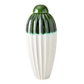 GLOBAL VIEWS FLUTED JAR W/LID - Decorative Accents