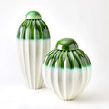 GLOBAL VIEWS FLUTED JAR W/LID - Decorative Accents