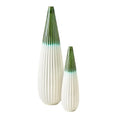 GLOBAL VIEWS FURROW TAPER VASE - Decorative Accents