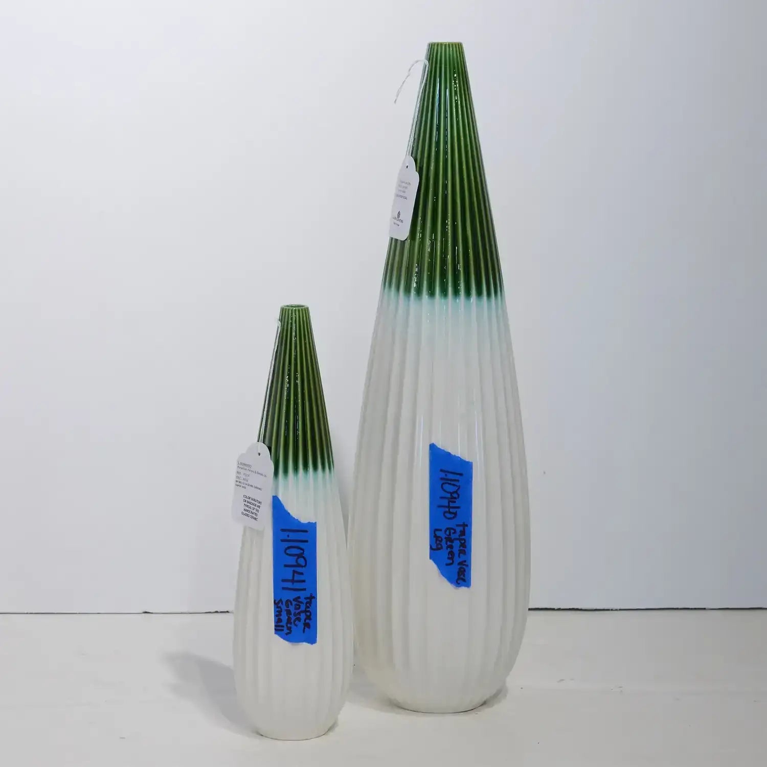 GLOBAL VIEWS FURROW TAPER VASE - Decorative Accents