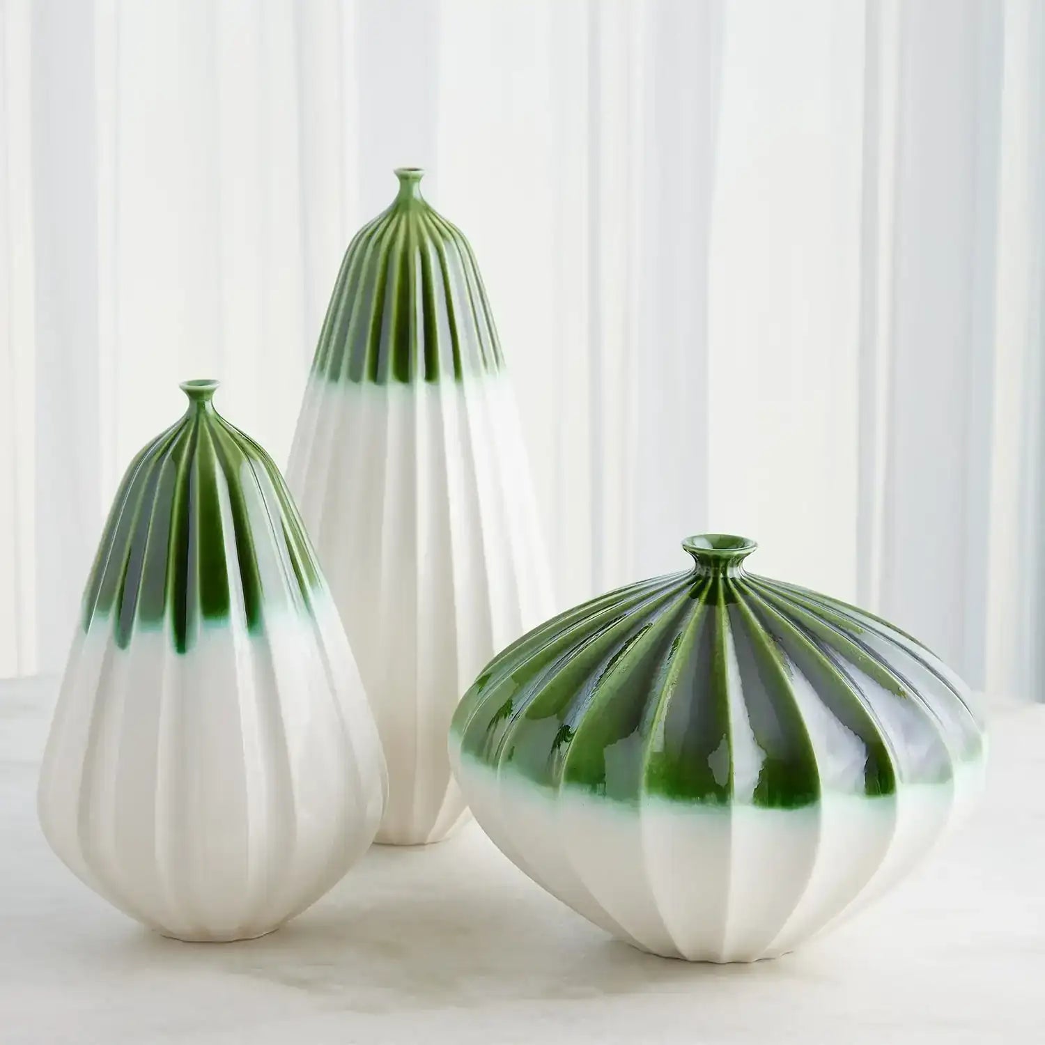 GLOBAL VIEWS FURROW VASE - Decorative Accents