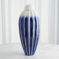 GLOBAL VIEWS FLUTED JAR W/LID - Decorative Accents