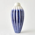 GLOBAL VIEWS FLUTED JAR W/LID - Decorative Accents