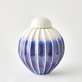 GLOBAL VIEWS FLUTED JAR W/LID - Decorative Accents