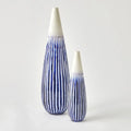 GLOBAL VIEWS FURROW TAPER VASE - Decorative Accents