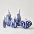 GLOBAL VIEWS FURROW TAPER VASE - Decorative Accents