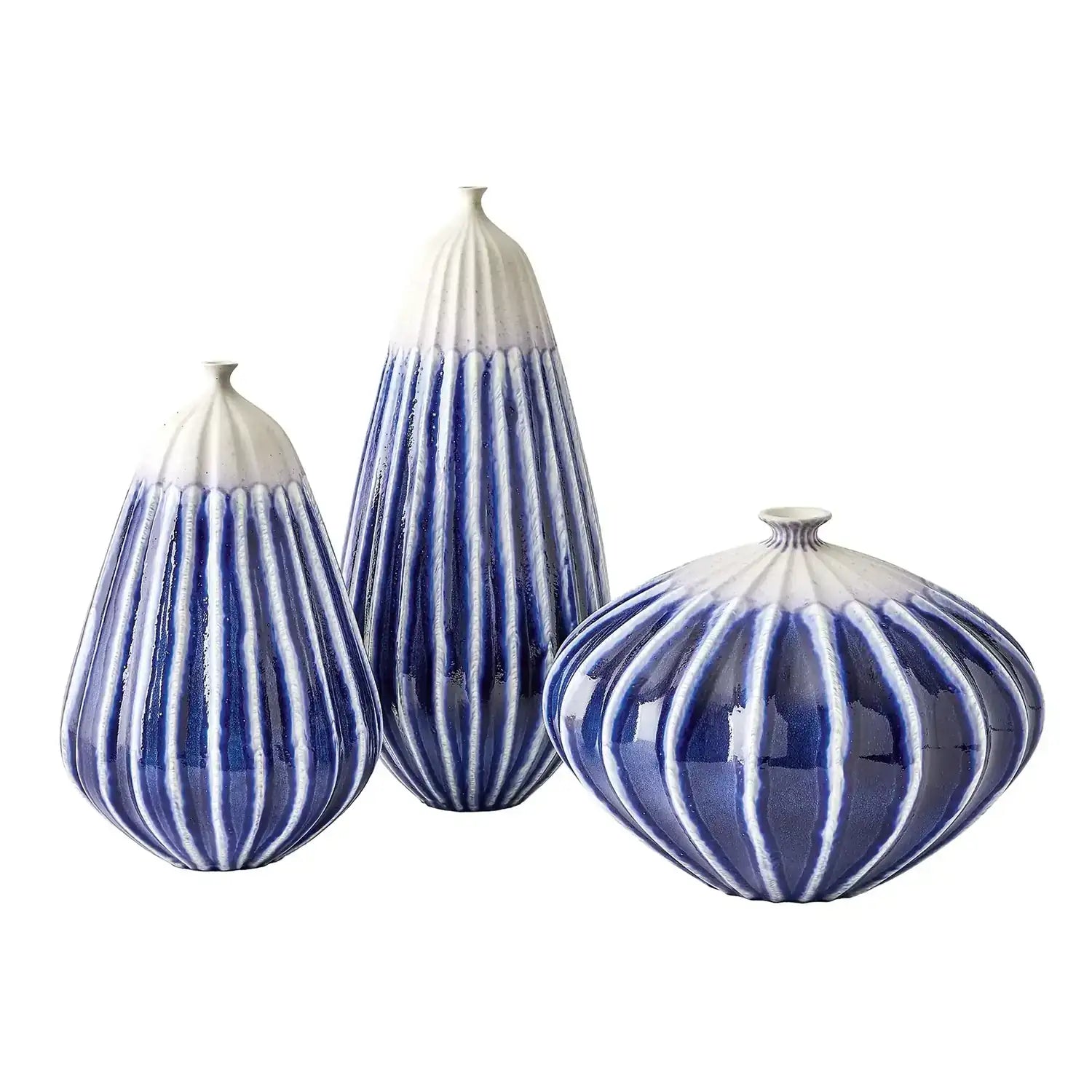 GLOBAL VIEWS FURROW VASE - Decorative Accents