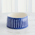 GLOBAL VIEWS STRIPED ORGANIC POT - Decorative Accents