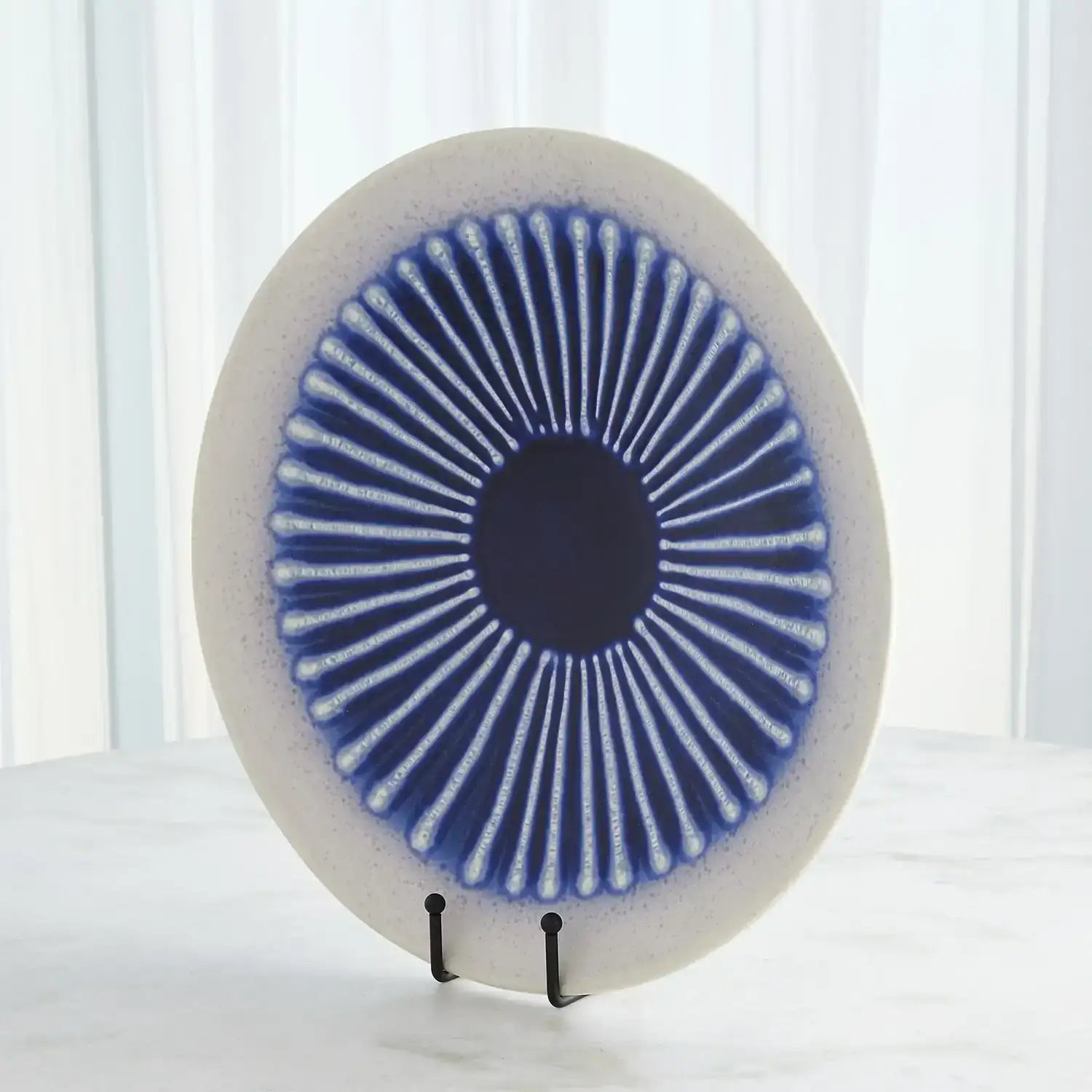 GLOBAL VIEWS STRIPED CHARGER - Decorative Accents