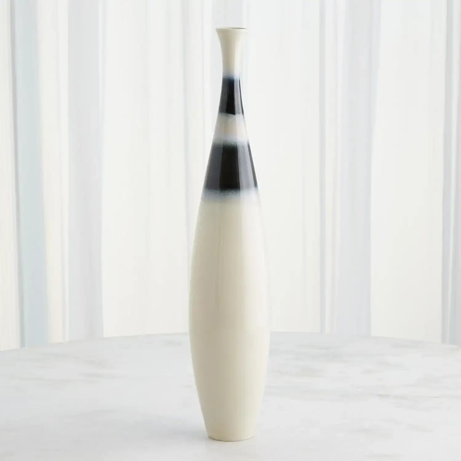 GLOBAL VIEWS BANDED BOTTLE - Decorative Accents