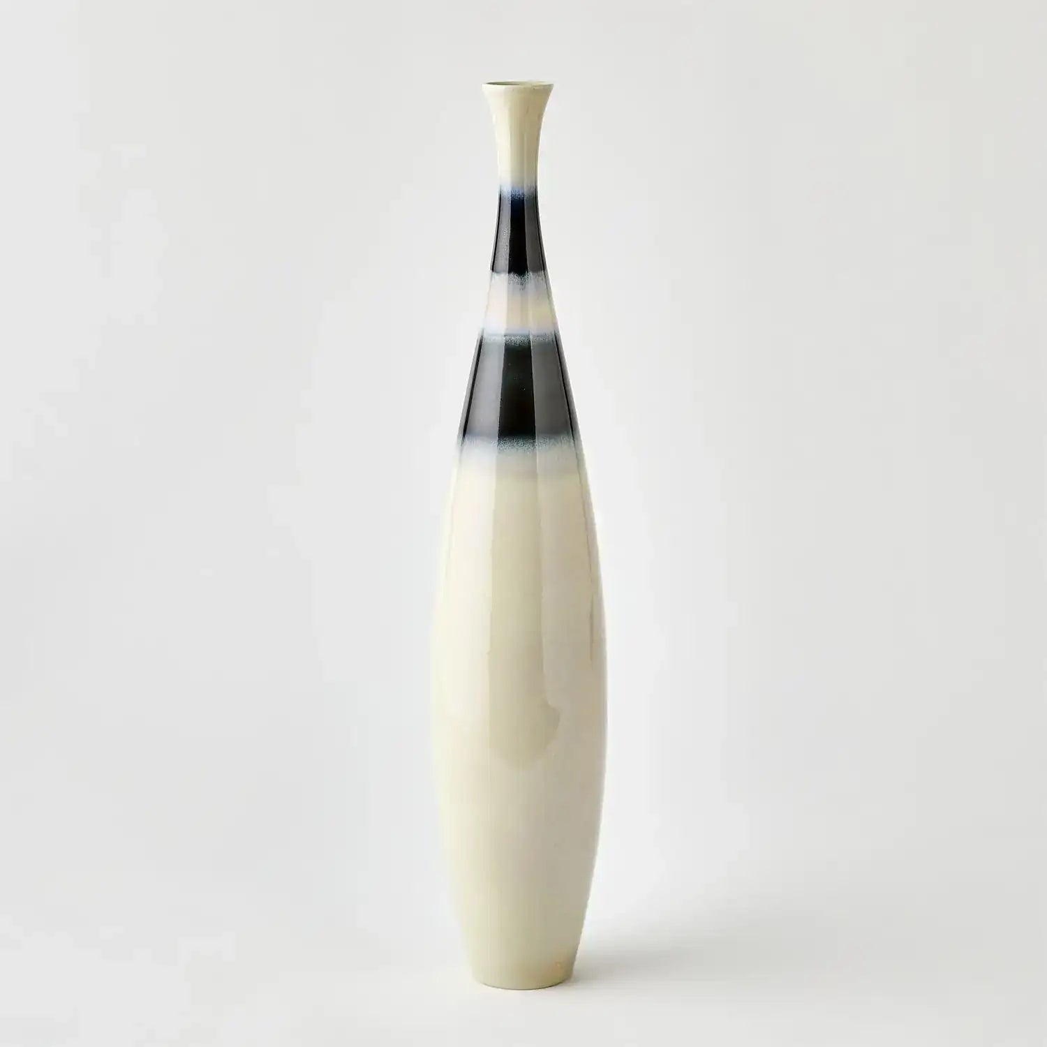 GLOBAL VIEWS BANDED BOTTLE - Decorative Accents