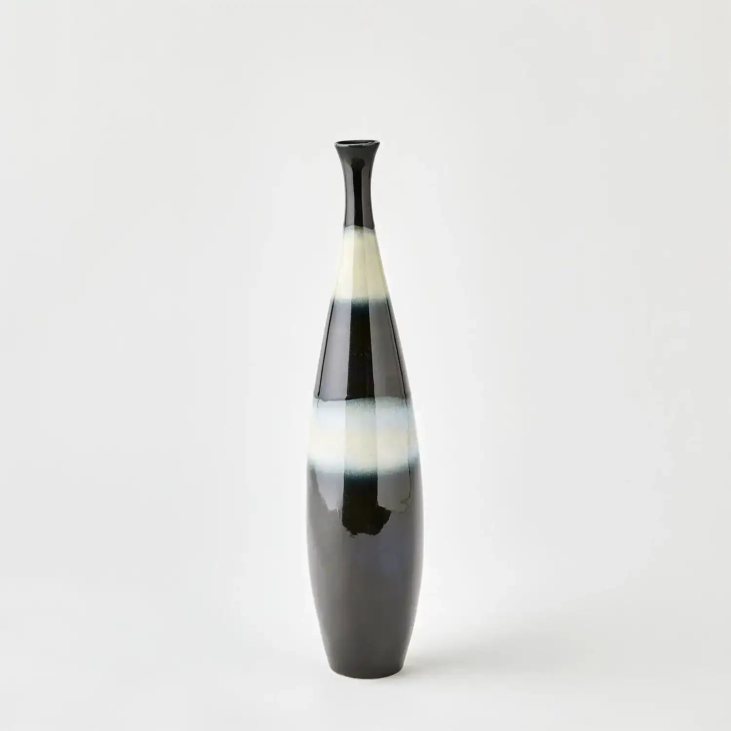 GLOBAL VIEWS BANDED BOTTLE - Decorative Accents