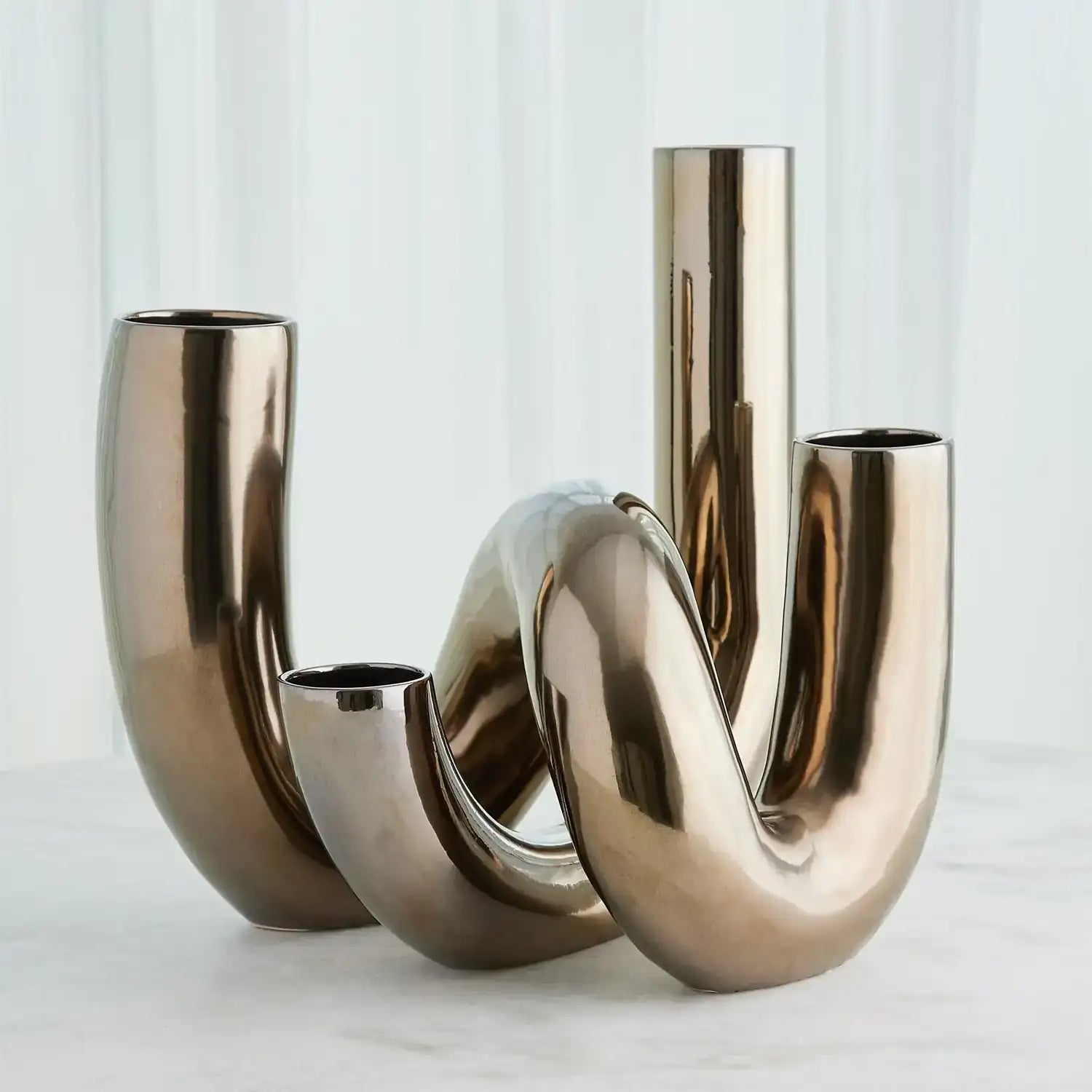 GLOBAL VIEWS CELLENTANI VASE SET - Decorative Accents