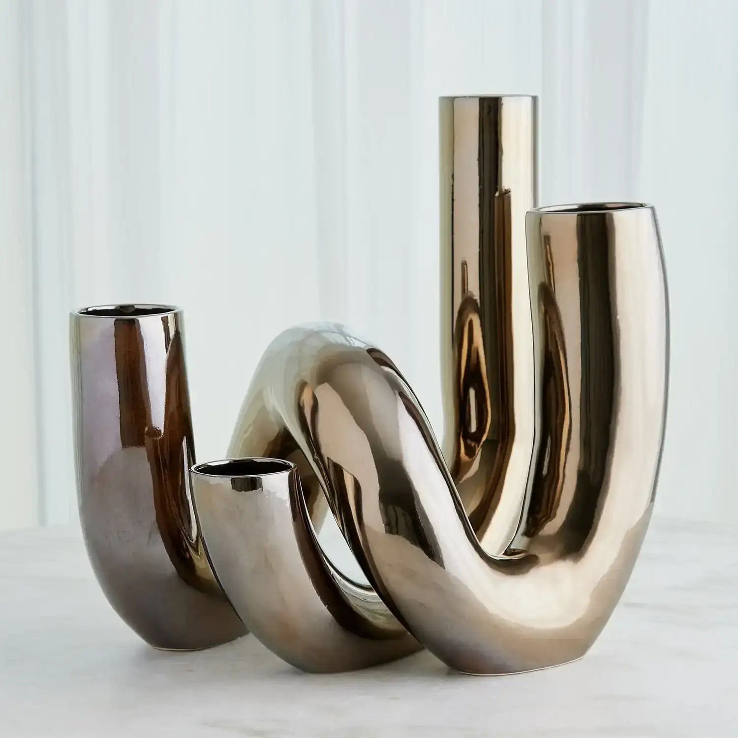GLOBAL VIEWS CELLENTANI VASE SET - Decorative Accents