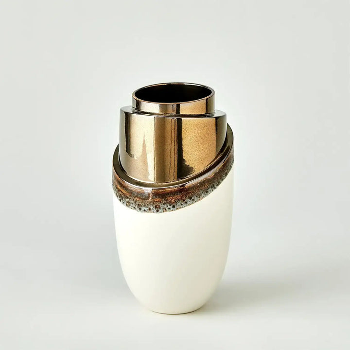 GLOBAL VIEWS SLANT STACK VASE - Decorative Accents