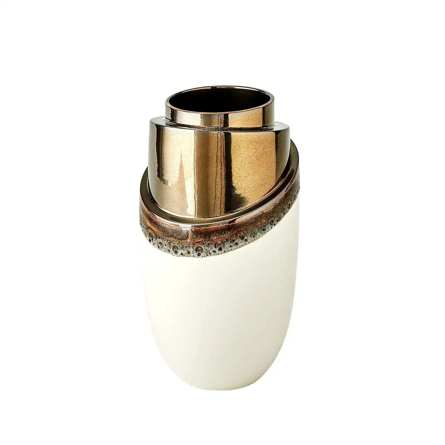 GLOBAL VIEWS SLANT STACK VASE - Decorative Accents