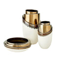 GLOBAL VIEWS SLANT STACK BOWL - Decorative Accents
