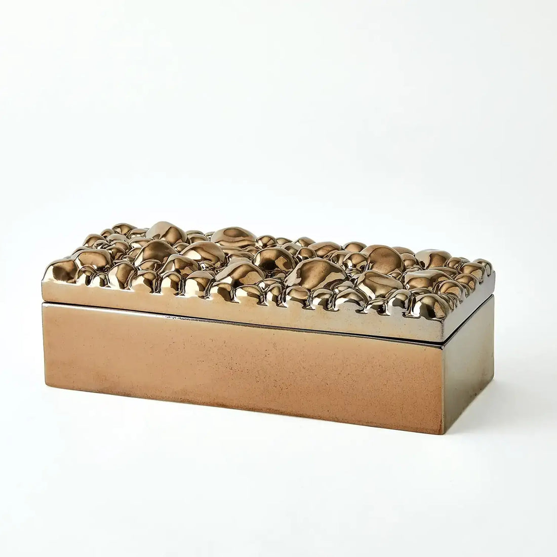 GLOBAL VIEWS PEBBLES RECTANGULAR BOX - Decorative Accents