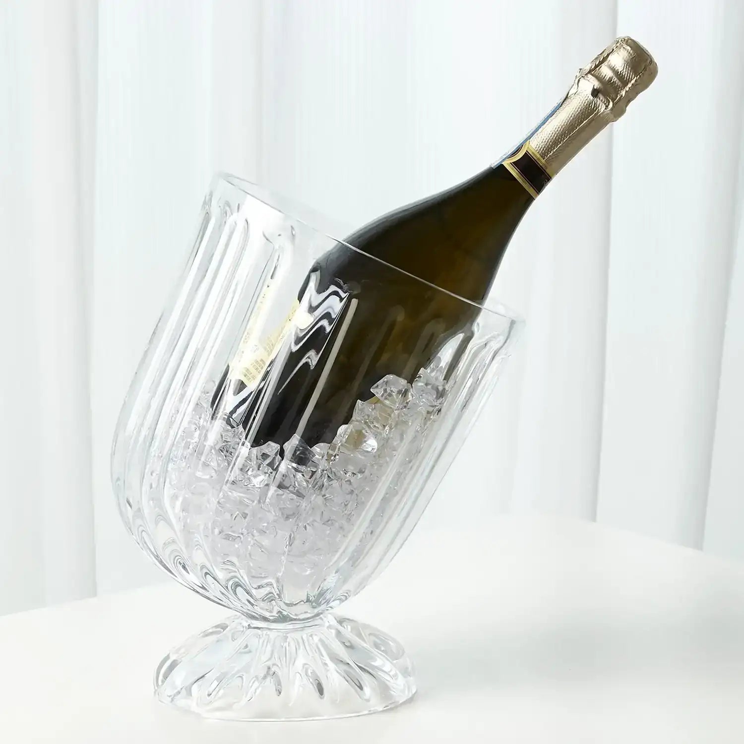 GLOBAL VIEWS OPTIC SLANTED WINE CHILLER - Decorative Accents