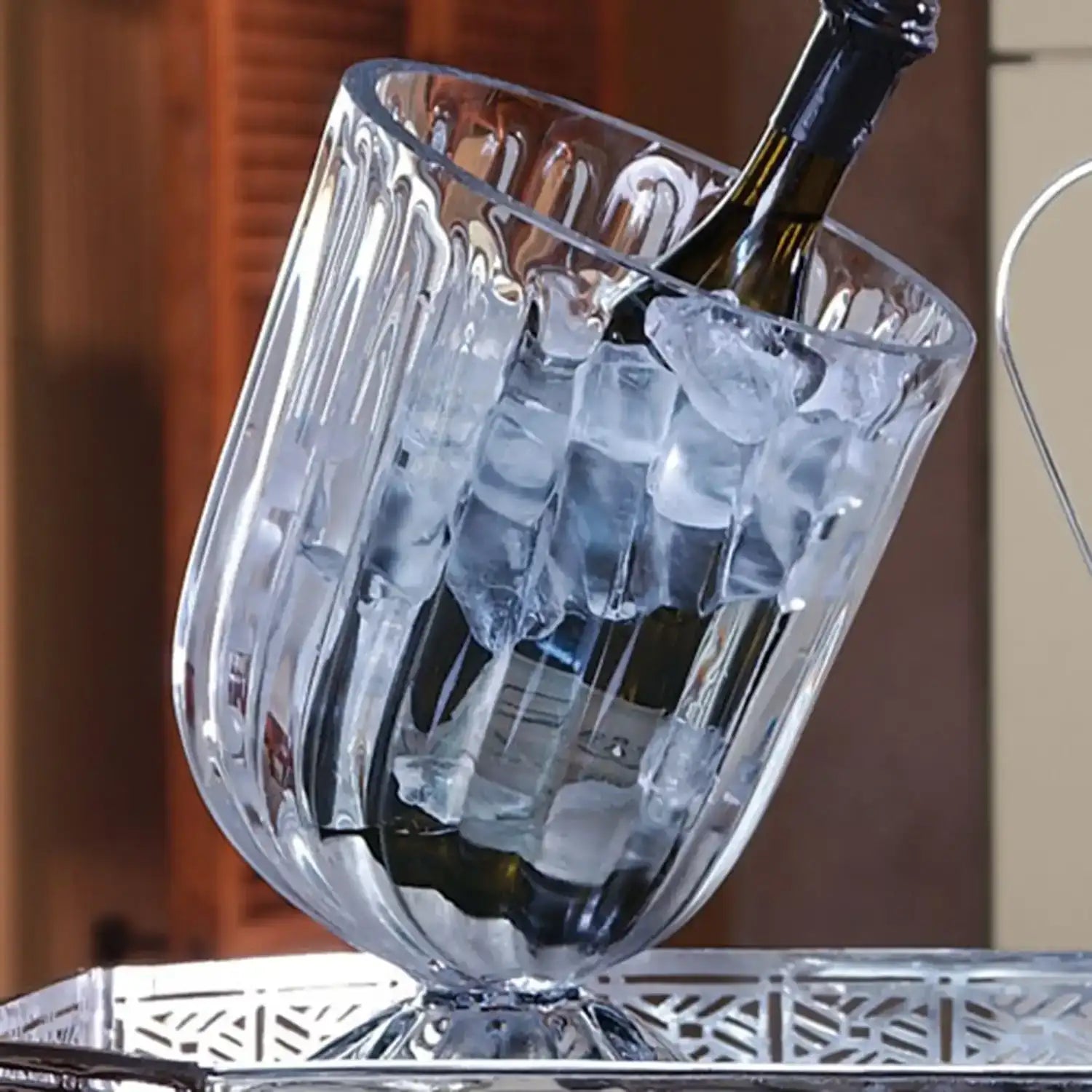 GLOBAL VIEWS OPTIC SLANTED WINE CHILLER - Decorative Accents