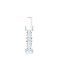 GLOBAL VIEWS GLASS RIBBED CANDLEHOLDER/VASE - DO NOT SHOW ON WEBSITE