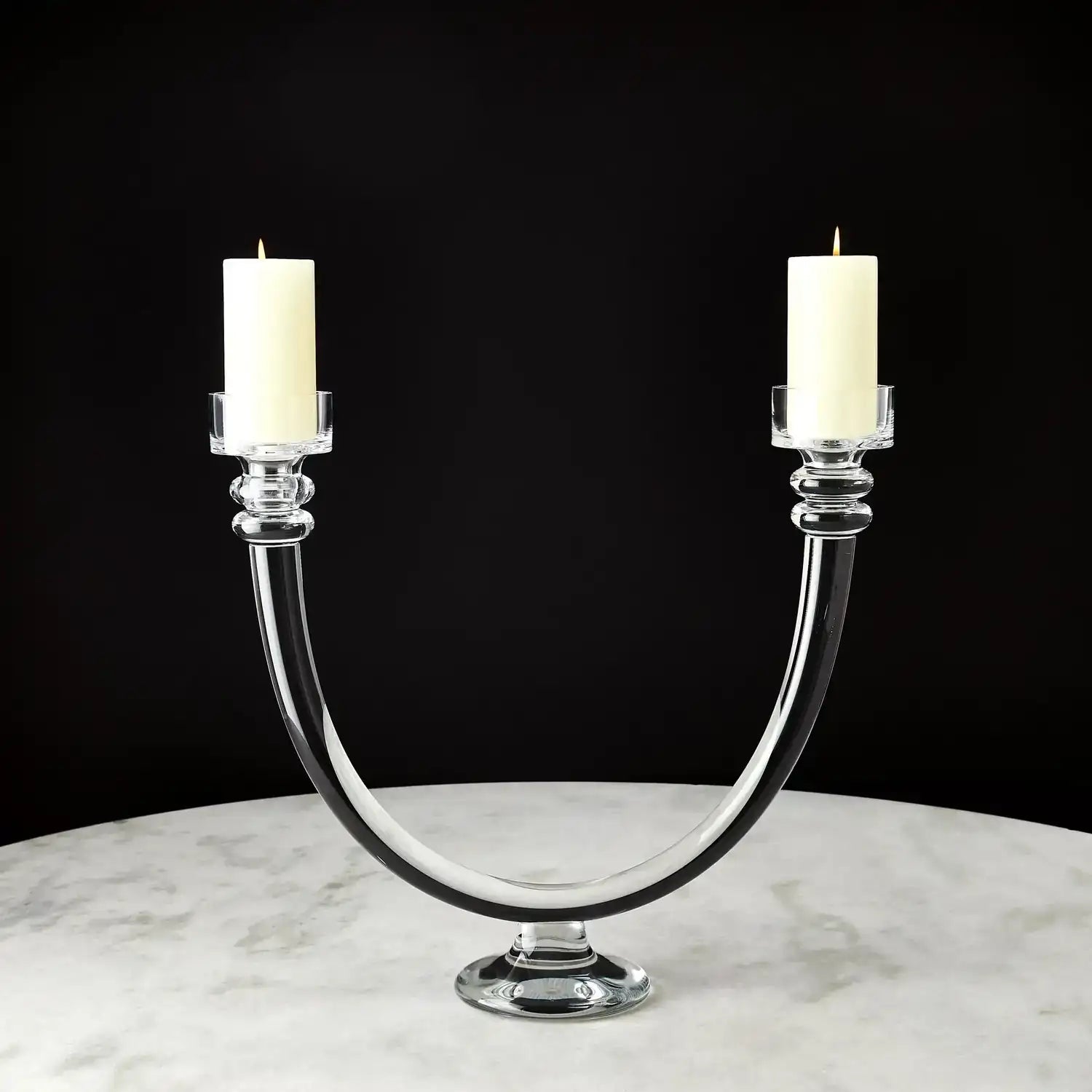 GLOBAL VIEWS TWO LITE GLASS TUBE C/ABRA | 1523 - DO NOT SHOW ON WEBSITE