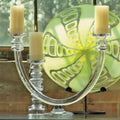 GLOBAL VIEWS TWO LITE GLASS TUBE C/ABRA | 1523 - DO NOT SHOW ON WEBSITE