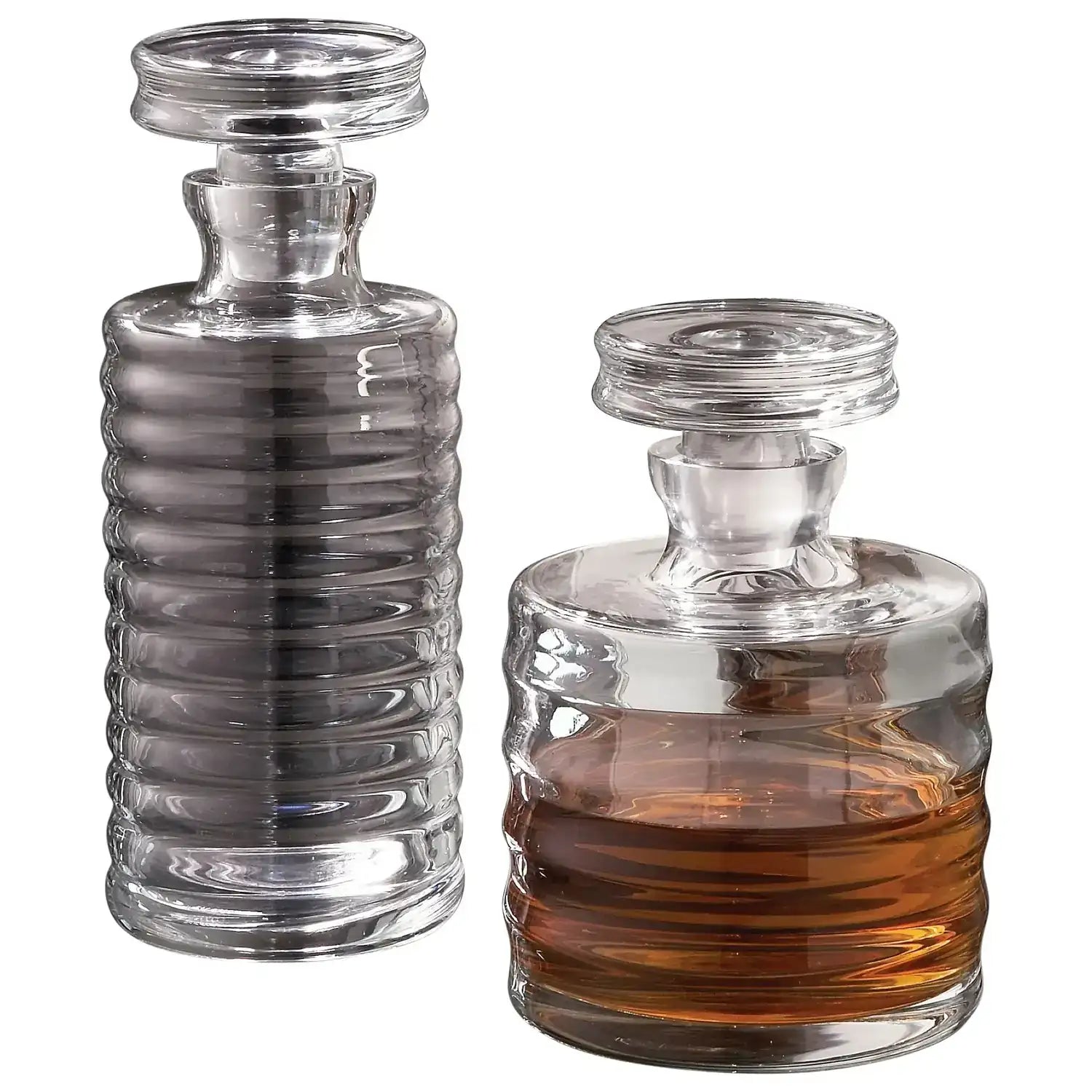 GLOBAL VIEWS RIBBED DECANTER - Decorative Accents