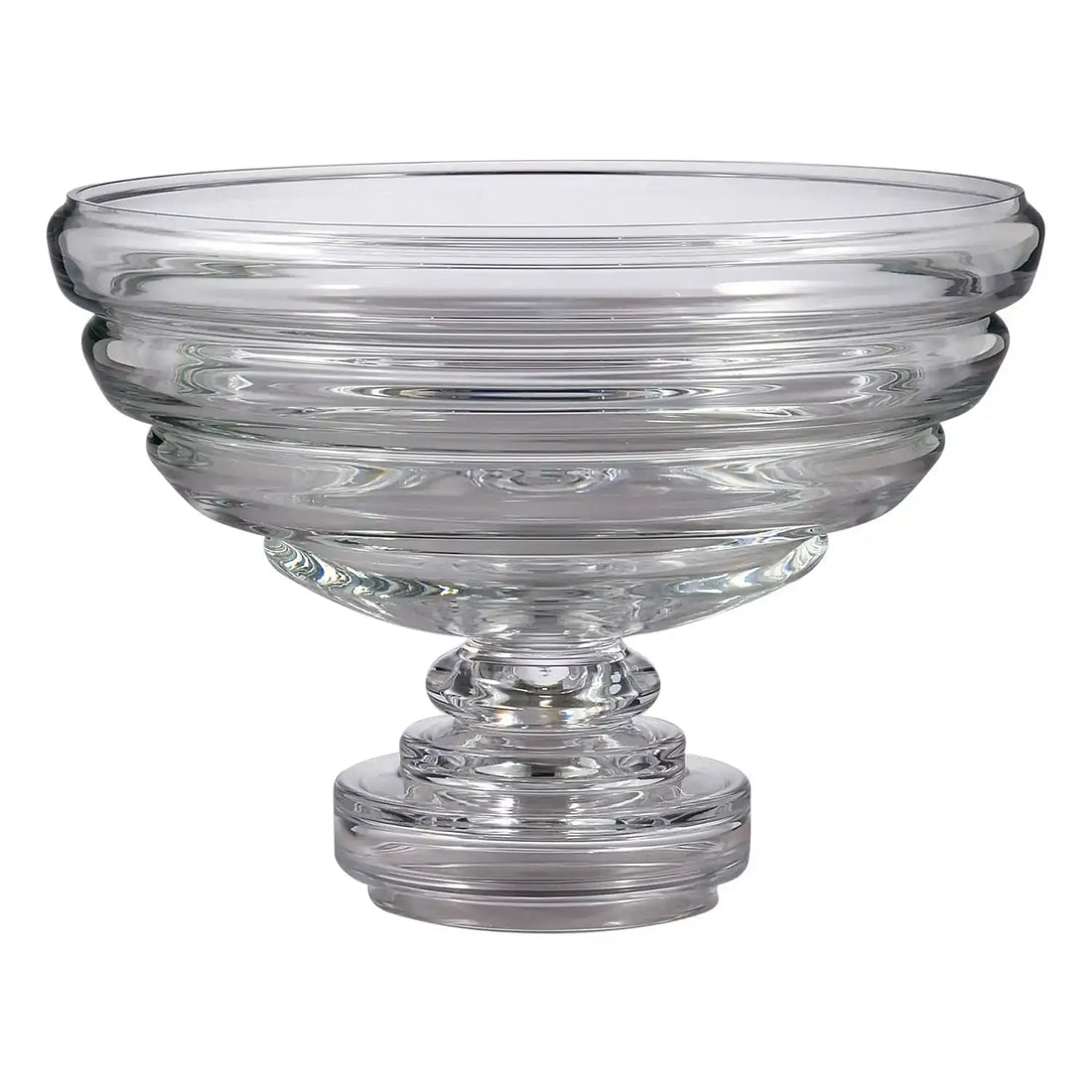 GLOBAL VIEWS BELTED FOOTED FRUIT BOWL - Decorative Accents