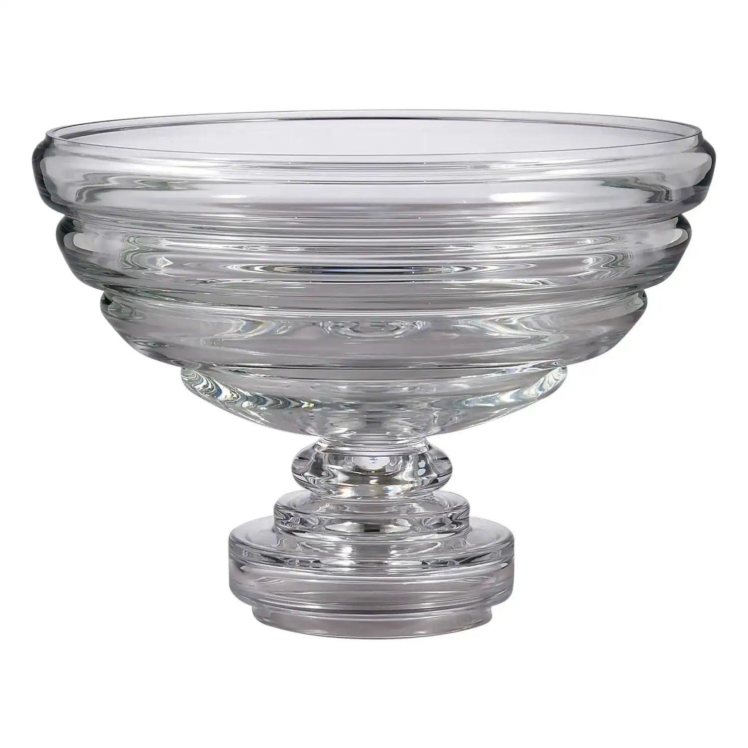 GLOBAL VIEWS BELTED FOOTED FRUIT BOWL - Decorative Accents