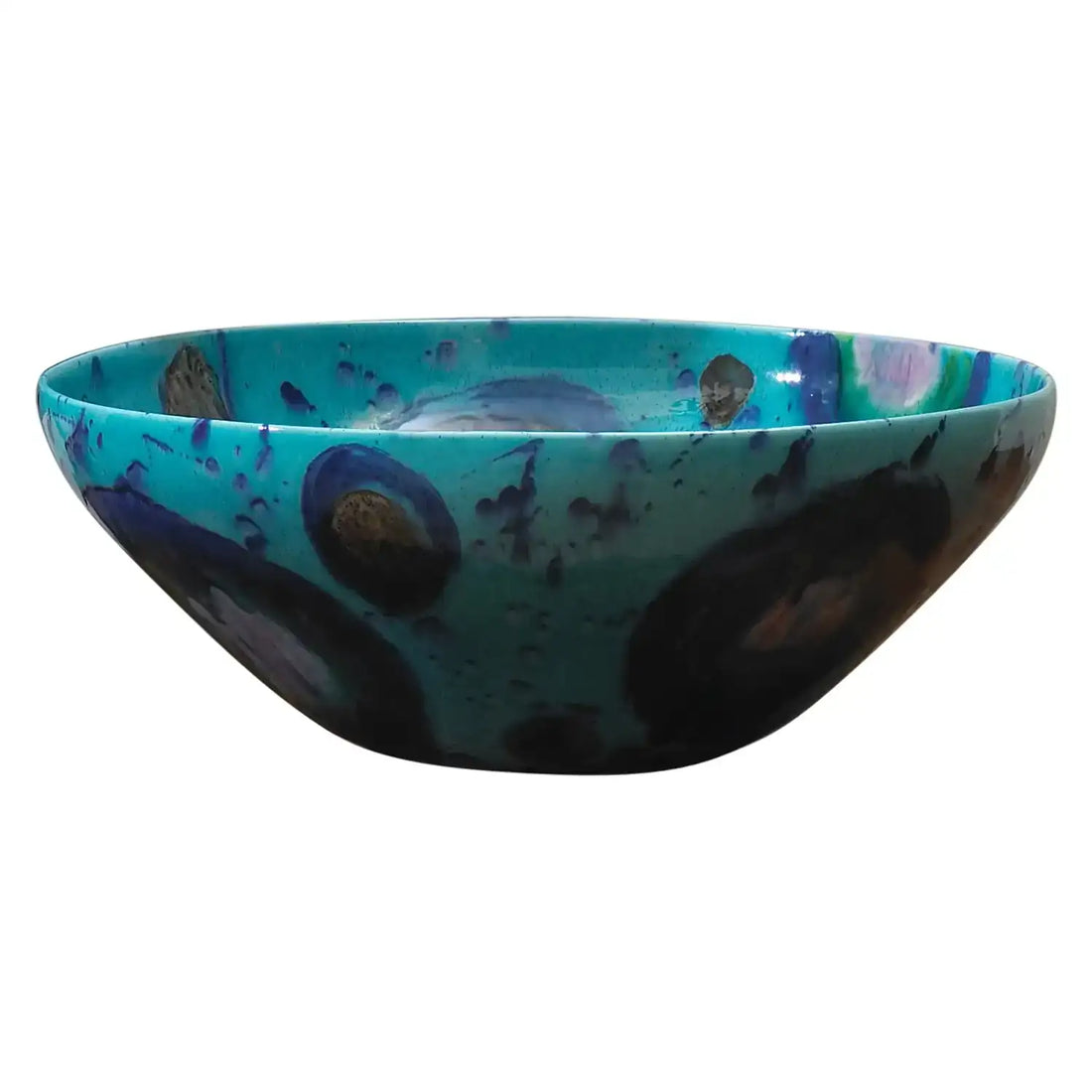 GLOBAL VIEWS BLUE SPOTS BOWL - Decorative Accents