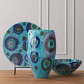 GLOBAL VIEWS BLUE SPOTS BOWL - Decorative Accents