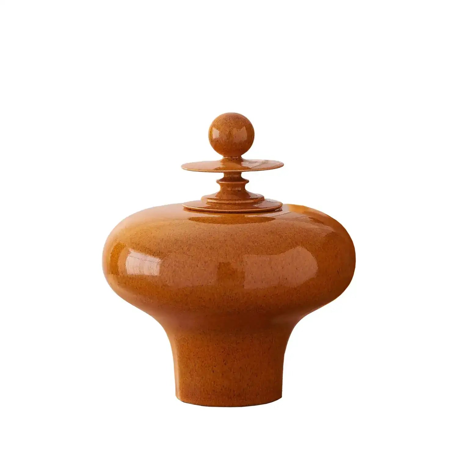 GLOBAL VIEWS HAPPY TEMPLE JAR - Decorative Accents