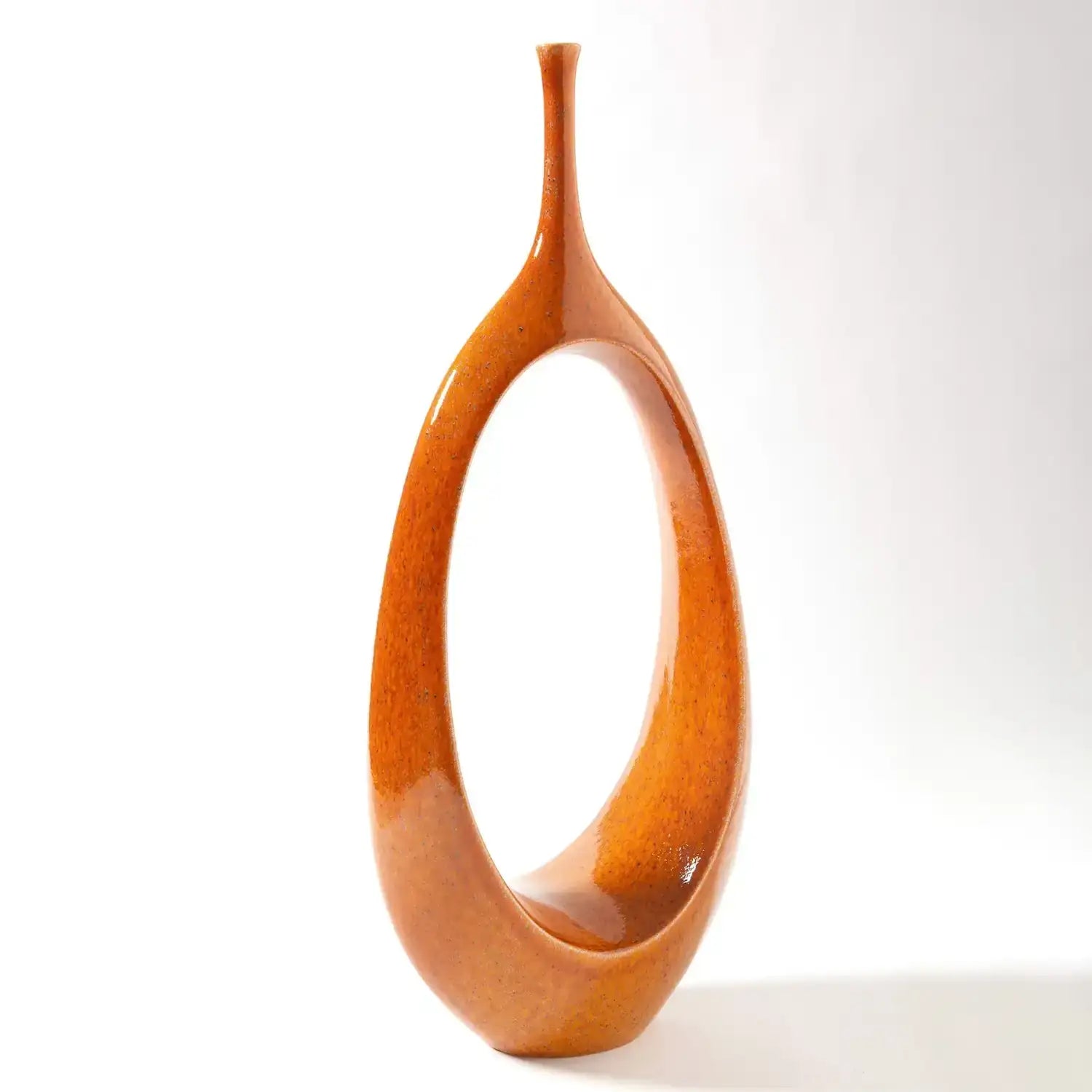 GLOBAL VIEWS OPEN OVAL RING VASE - Decorative Accents