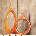 GLOBAL VIEWS OPEN OVAL RING VASE - Decorative Accents