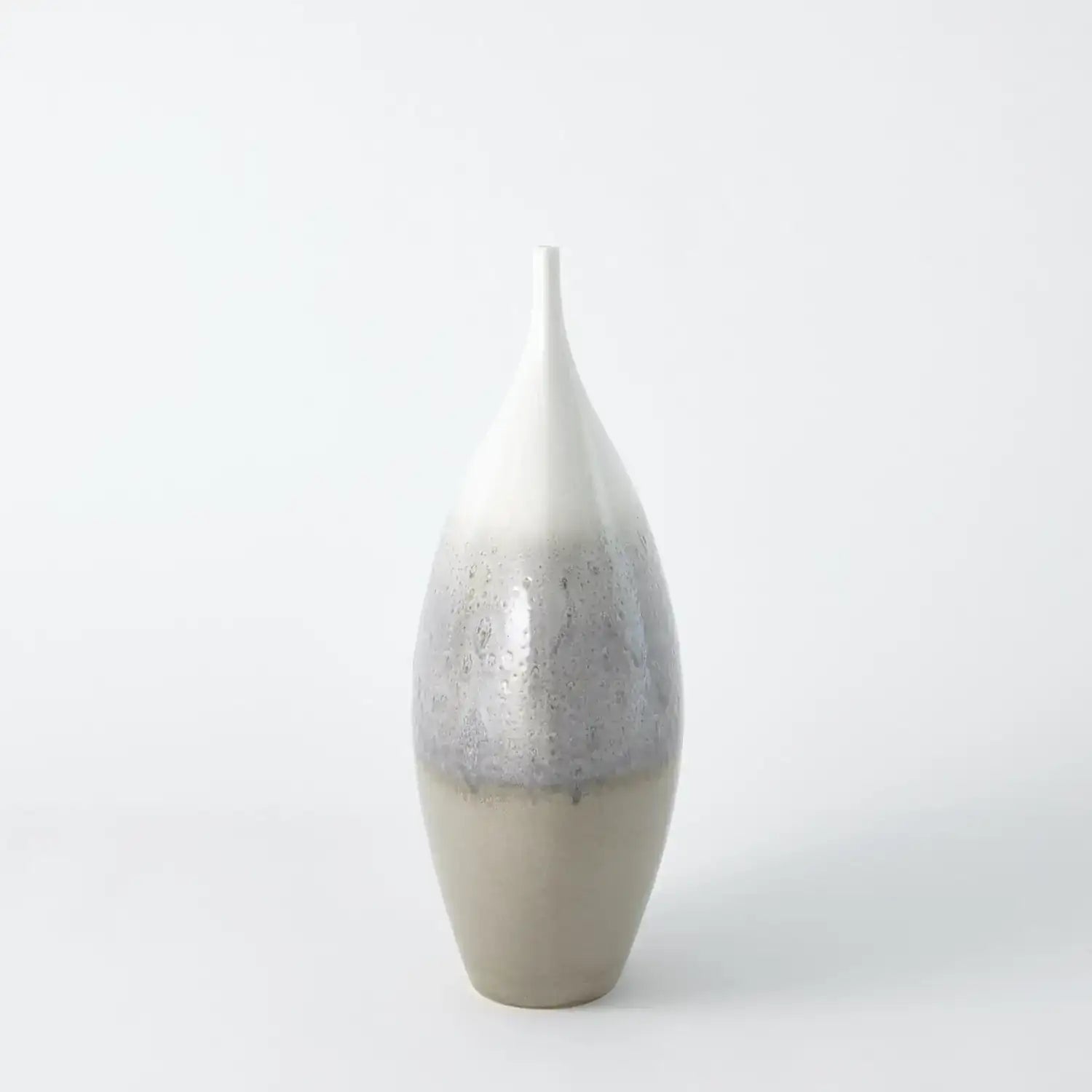 GLOBAL VIEWS CREAM RISES VASE - Decorative Accents