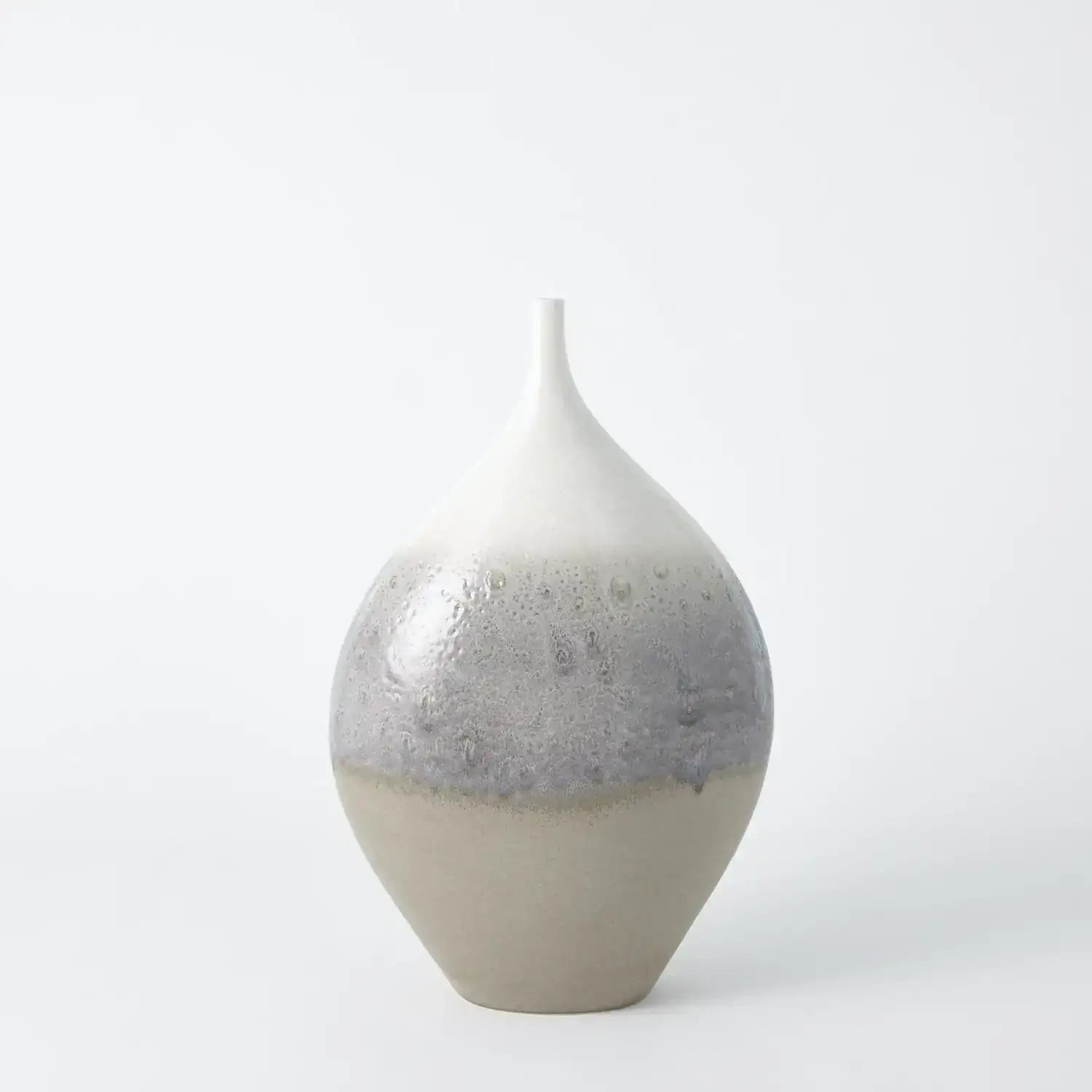 GLOBAL VIEWS CREAM RISES VASE - Decorative Accents