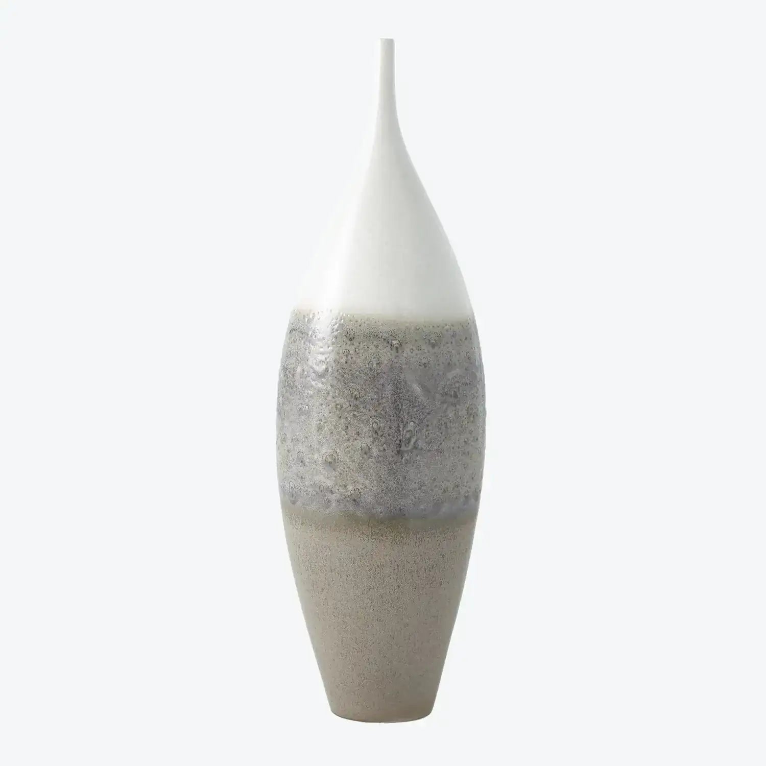 GLOBAL VIEWS CREAM RISES VASE - Decorative Accents