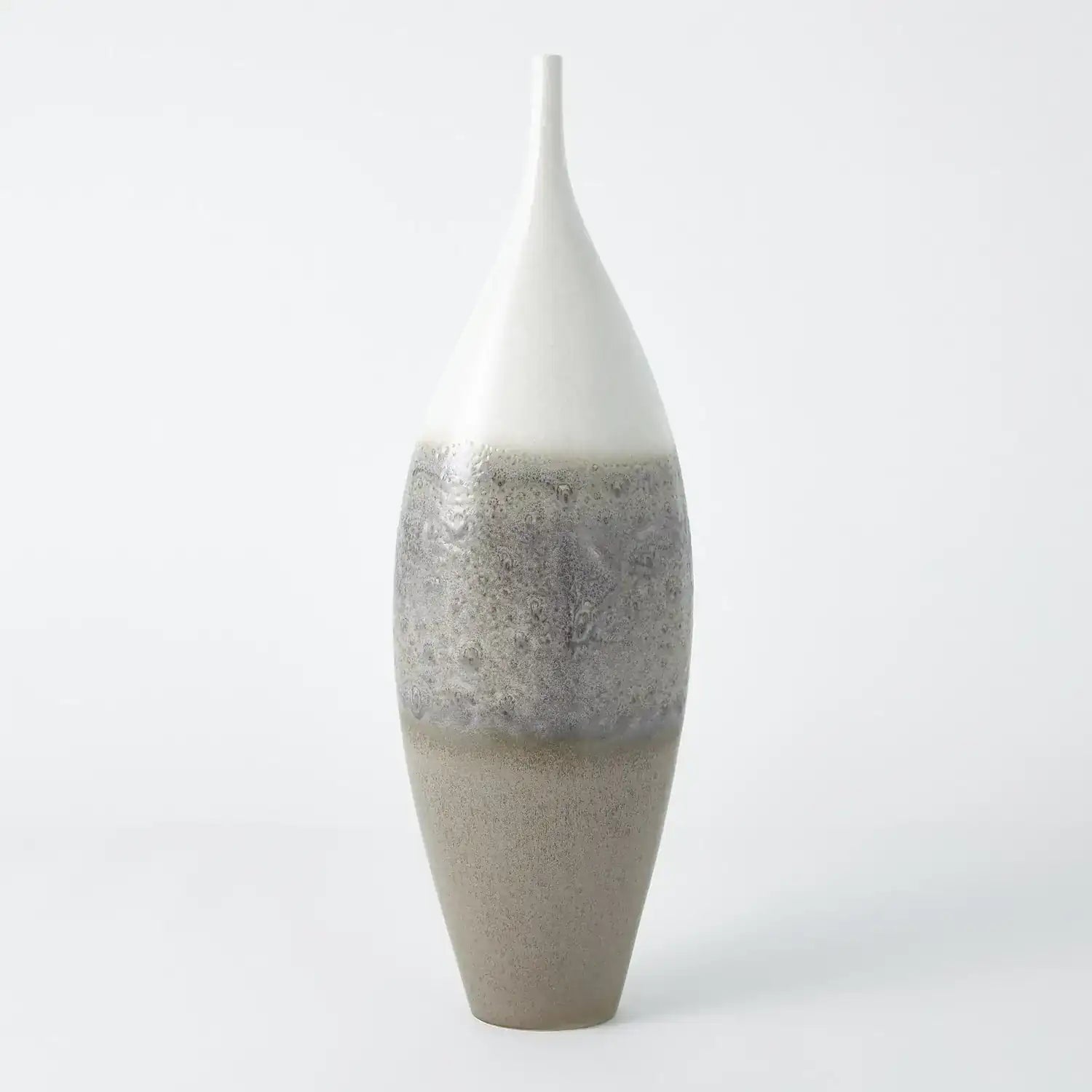 GLOBAL VIEWS CREAM RISES VASE - Decorative Accents