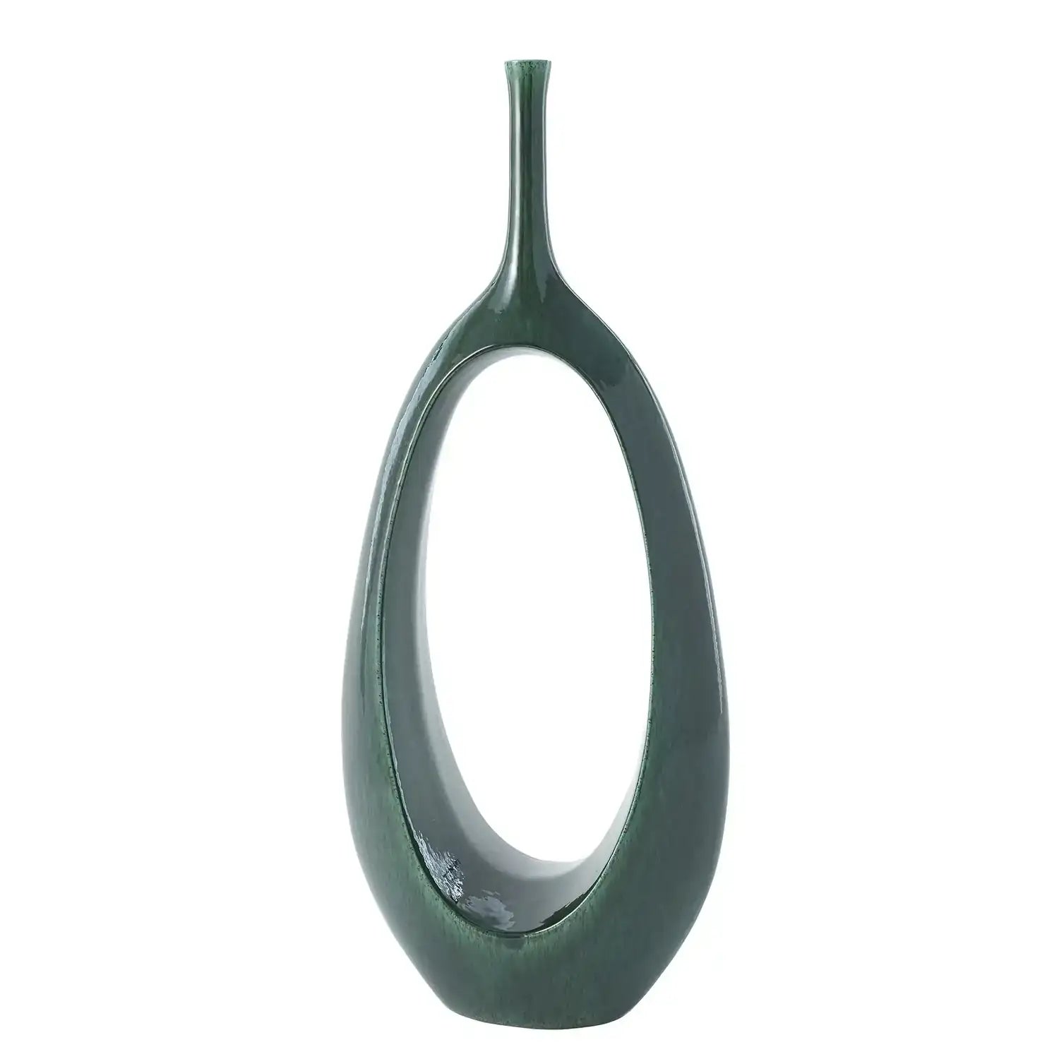 GLOBAL VIEWS OPEN OVAL RING VASE - Decorative Accents