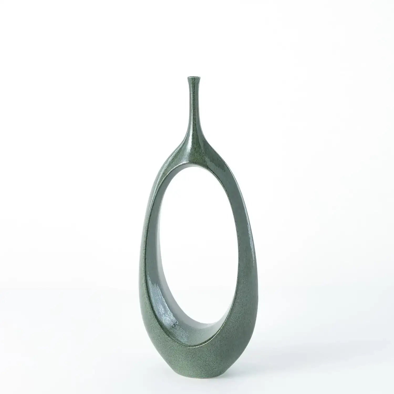 GLOBAL VIEWS OPEN OVAL RING VASE - Decorative Accents