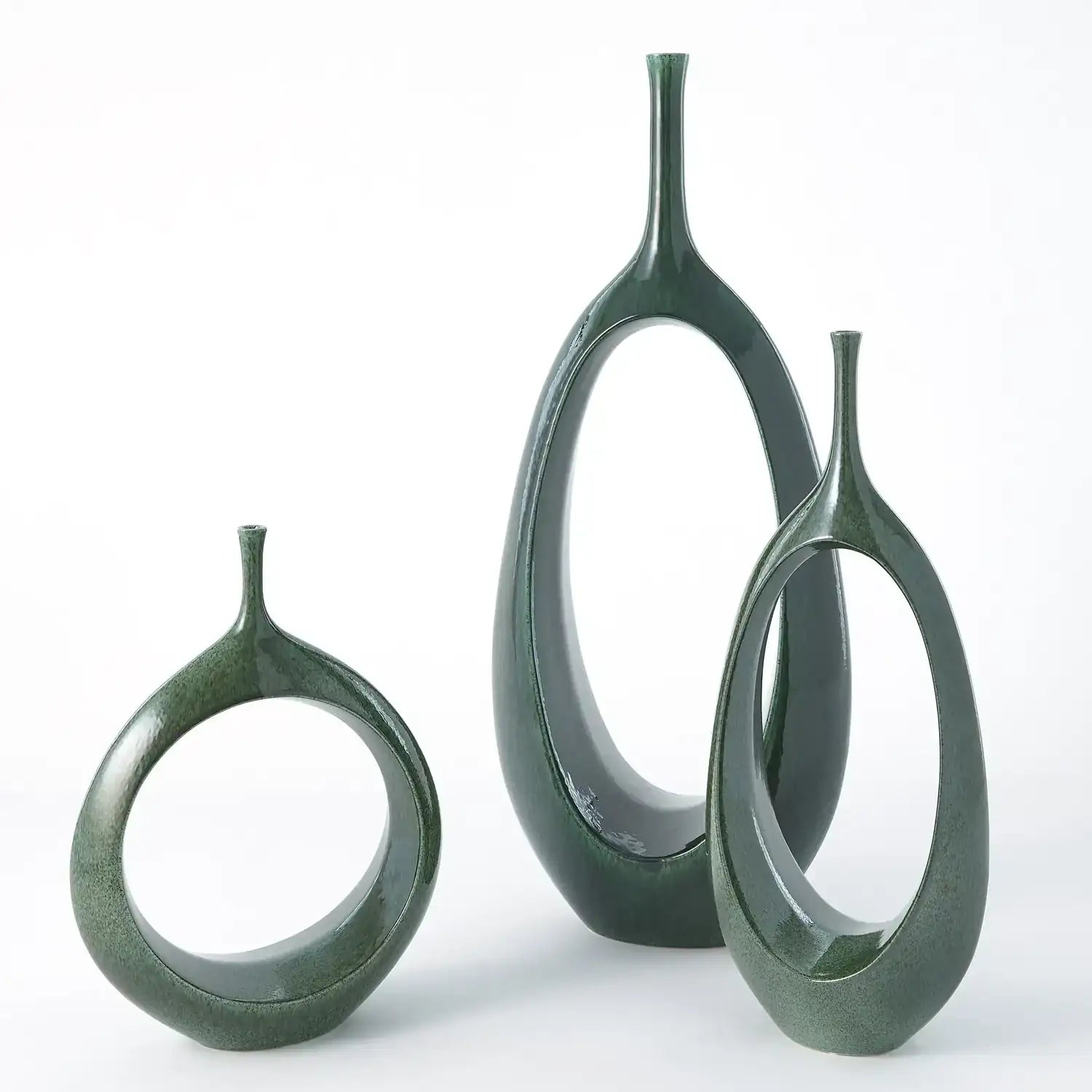 GLOBAL VIEWS OPEN RING VASE - Decorative Accents